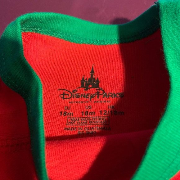 Walt Disney World Santa Mickey Duffy Baby Pajamas - Picture 5 of 6
